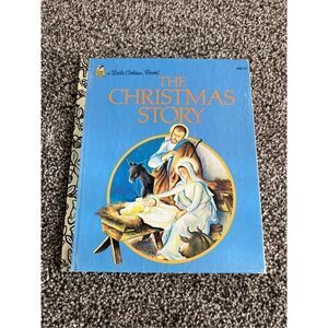 Vintage 1994 The Christmas Story A Little Golden Book Hardcover